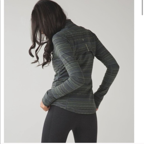 Lululemon Define Jacket Space Dye Twist - Green - Picture 2 of 9